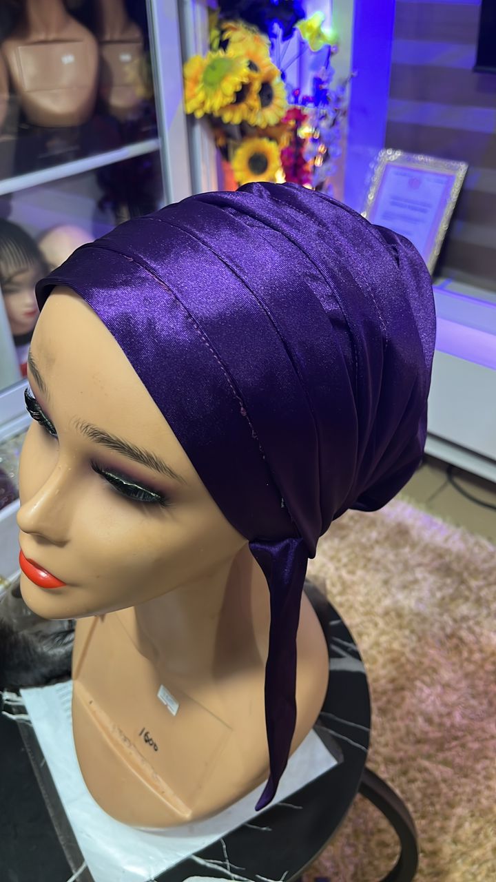 Elegant Silk Turban & Matching Scarf Duo